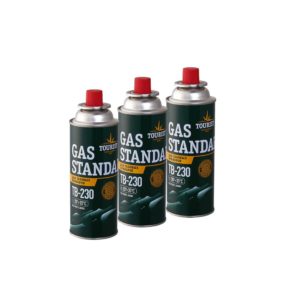 Баллон газовый цанговый TOURIST STANDARD для портативных приборов 230 г. комплект 3 шт.