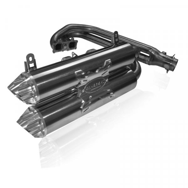 Глушитель (полная система) двойной R.J.W.C для квадроцикла Polaris RZR 1000 1074