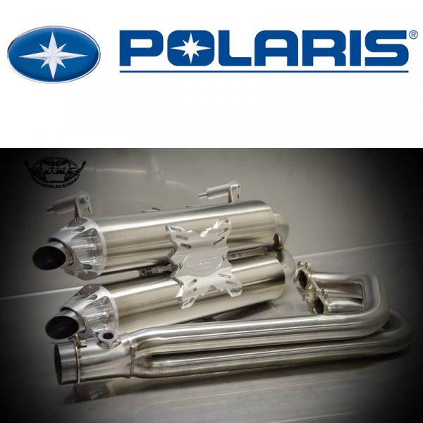Глушитель (полная система) двойной R.J.W.C для квадроцикла Polaris RZR 1000 1074