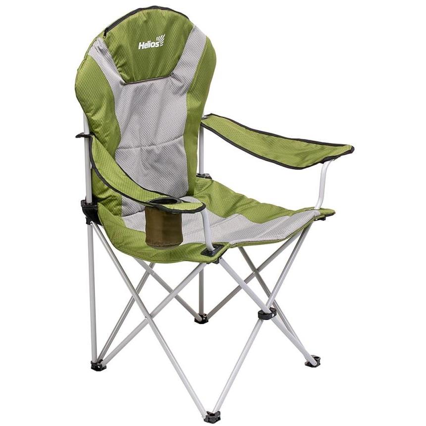 Кресло складное HELIOS зеленый/темно-зеленый ромб