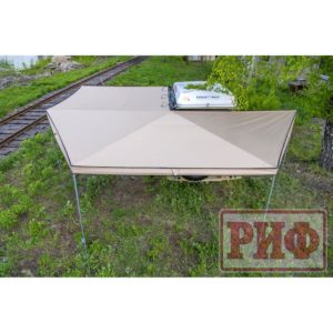 Маркиза автомобильная РИФ комбинированная (прямоугольная с веерной частью) 2