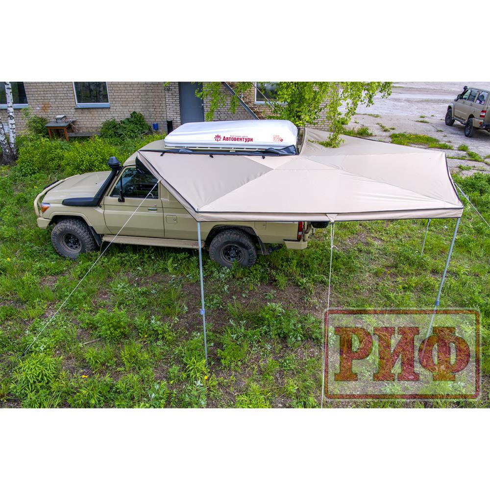 Маркиза автомобильная РИФ веерная 2