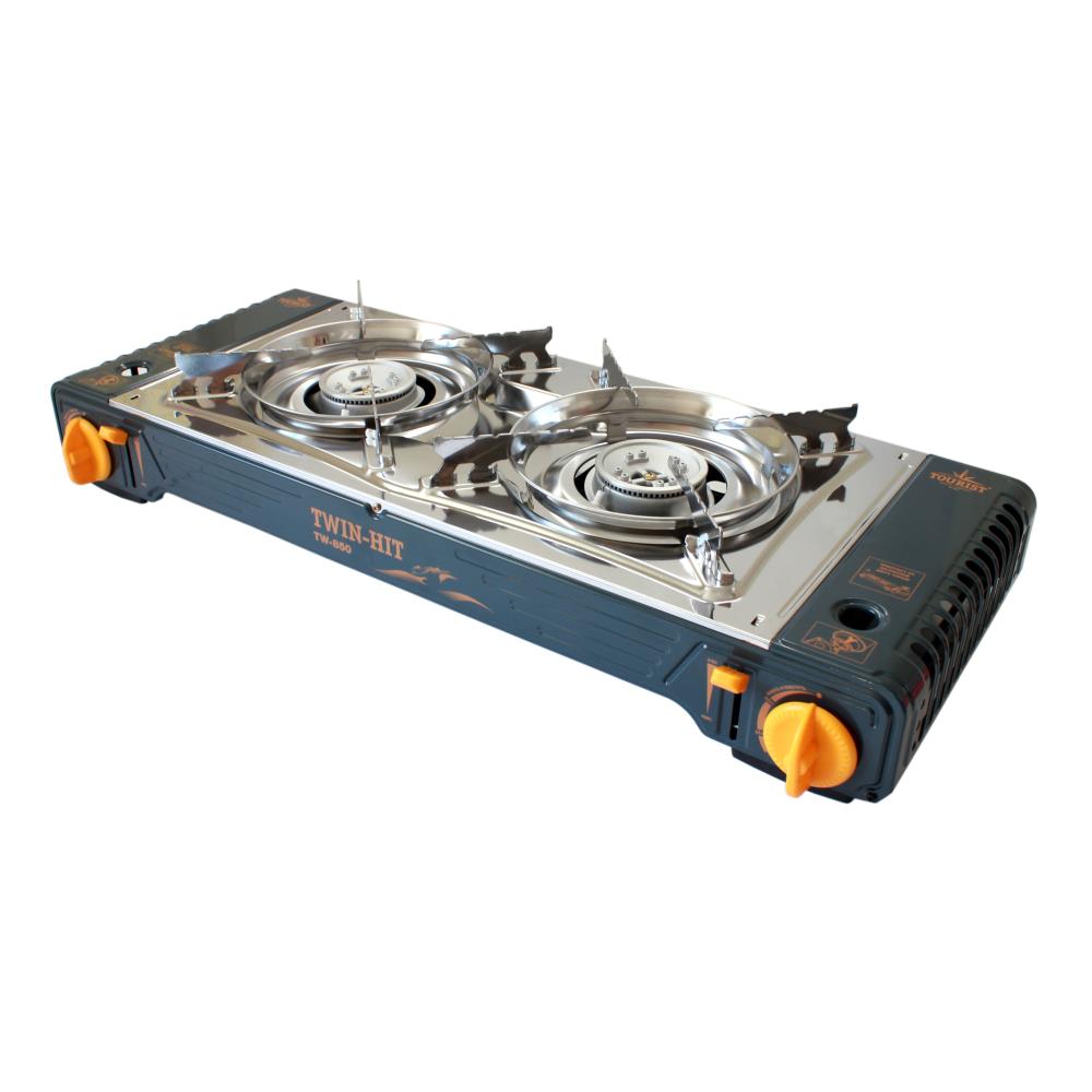 Плита газовая TOURIST TWIN-HIT двухконфорочная