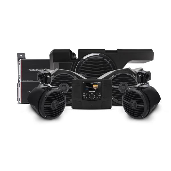 ШТАТНАЯ АКУСТИЧЕСКАЯ СИСТЕМА ROCKFORD FOSGATE ДЛЯ POLARIS RZR 2014-2019 (STAGE4)