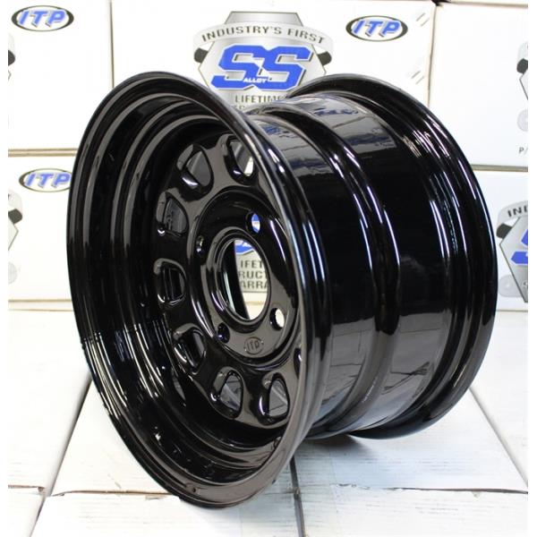 Стальной диск для квадроцикла ITP Delta Steel (12х7 4х156) D12T556