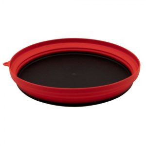 Тарелка Tramp силиконовая с пластиковым дном 1070 мл (терракотовый)