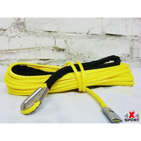 Трос для лебёдки синтетический 5 мм 15 м (Желтый)